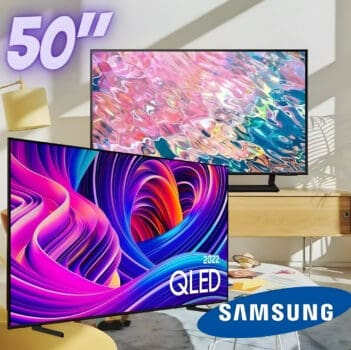 Samsung Smart TV 50" QLED 4K 50Q65B 2022, Modo Game, Som em Movimento, Tela sem limites, Design Slim