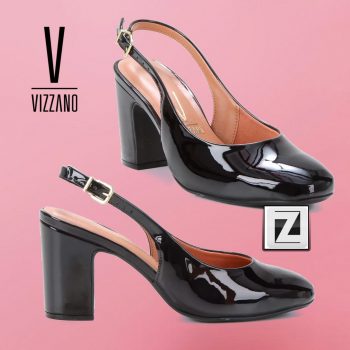 Scarpin Vizzano Chanel Salto Grosso Feminino