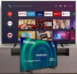 Smart TV Philips Android Tela 55" 55pug7406/78 4k Google Assistant Comando de Voz Dolby Vision/atmos Vrr/allm, Bluetooth