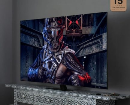 Smart Tv Tela Qled 55" Samsung 55q80a 4k Wi-Fi Integrado Com Processador Ia 2 Usb 4 Hdmi