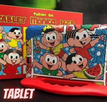 Tablet Multilaser Turma da Mônica Wi Fi Tela 7 Pol. 16GB Quad Core - NB341, vermelho