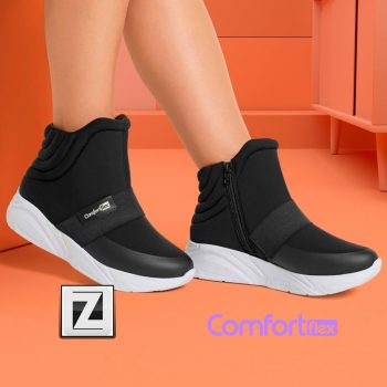 Tênis Cano Médio Comfortflex Feminino