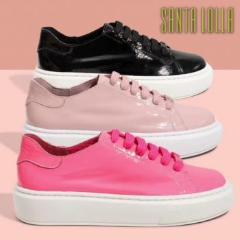Tênis Couro Santa Lolla Alto Brilho Feminino