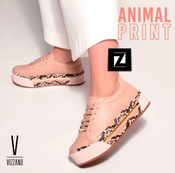 Tênis Vizzano Animal Print Snake Feminino