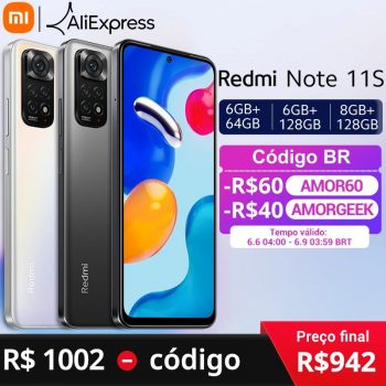 Xiaomi Redmi Note 11S Cupom