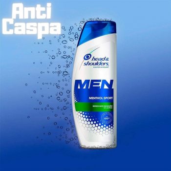 2 Un. Shampoo Head & shoulders Cuidados com a Raiz Men Menthol Sport - 400ml
