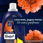 Amaciante de Roupa Concentrado Cuidado Essencial Frasco 3L Embalagem Econômica, Comfort