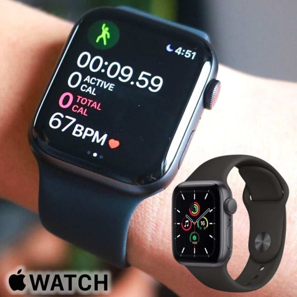 Smartwatch Apple Watch SE 2ª Geração GPS 44mm Aluminio Meia-Noite