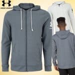 Blusão Under Armour Masculino com Capuz Rival Terry FZ