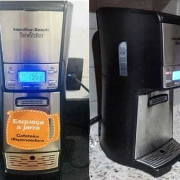 Cafeteira Elétrica BrewStation Elite, 35 Xícaras, Preta/ Prata Hamilton Beach 110V