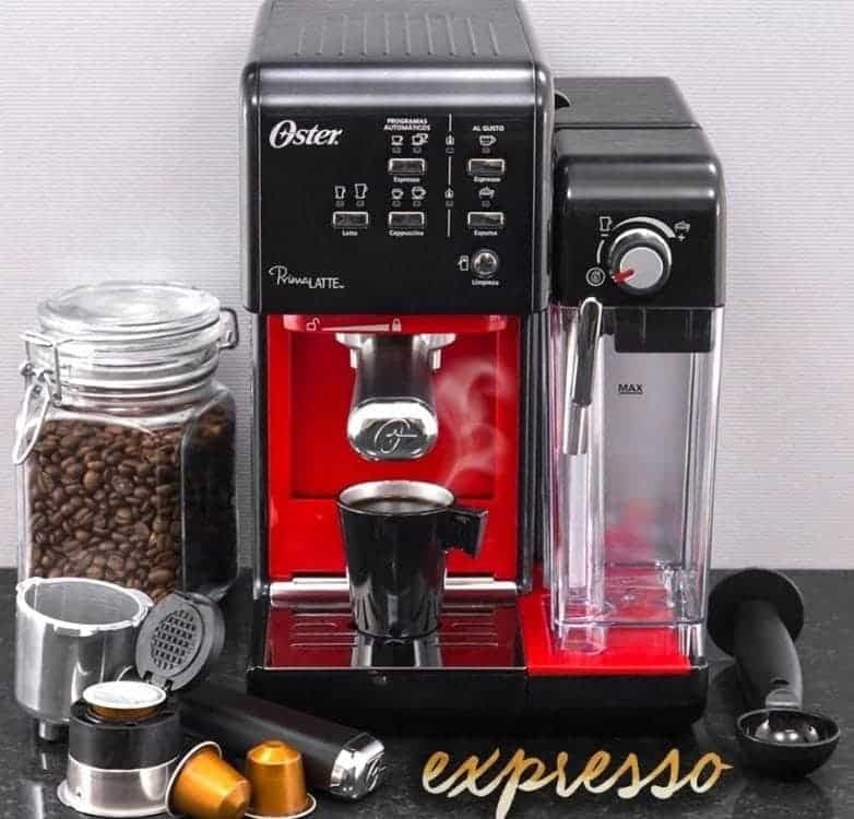 Cafeteira Expresso Prima Latte II, Vermelho, 127V, Oster - Promotop