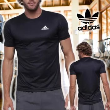 Camiseta Adidas D2M Plain Masculina