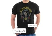 Camiseta Guns N` Roses - Slash 85 - Preta