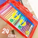 Canetinha Ponta Vai e Vem 24 Cores, Faber-Castell