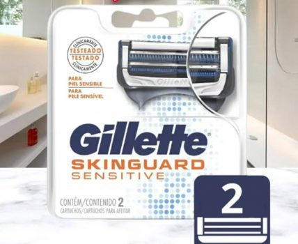 Carga para Aparelho de Barbear Gillette Skinguard Sensitive - 2 unidades