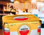 Cerveja Amstel 12 Unidades Lata 350ml