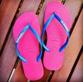 Chinelo Slim Logo Pop-Up, Havaianas, Feminino