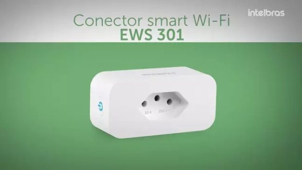Conector Izy Smart Wi-Fi intelbras EWS 301 Branco