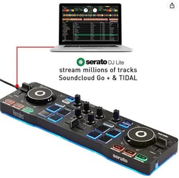 Controladora DJ Hercules DJControl Starlight, Hercules, 4780884, Preto