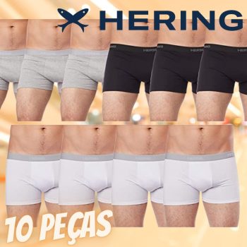 Cuecas boxer Cueca, Hering, Masculino