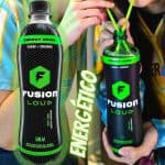 Energético Fusion, Garrafa Pet com 500ml