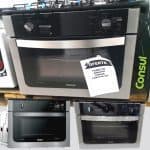 Forno de embutir elétrico Consul 47 litros prata com dourador e timer autodesligamento - COB47AR