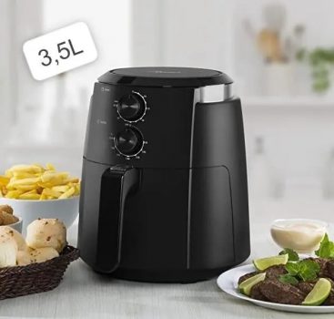 Fritadeira Sem Óleo Dualcyclone 3.5L 127V Preta 127V
