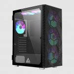 Gabinete Gamer Montech x3 MESH, Mid Tower, Black, ATX, Com 6 Fans RGB, Vidro Temperado, X3 MESH (B)