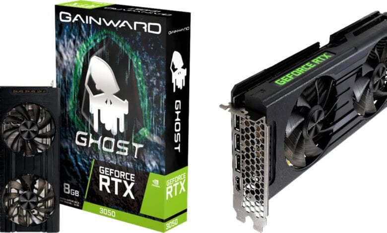 Gainward GPU NV RTX3050 8GB GDDR6 GHOST 128BITS 63050019P1-190AB