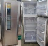 Geladeira Electrolux Frost Free 382l Duplex Cor Inox Tf42s 127v