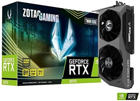 GPU NV RTX3070 8GB GDDR6 TWIN EDGE ZOTAC ZT-A30700E-10PLHR* (Lite Hash Rate)