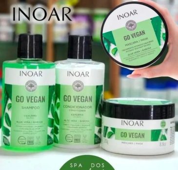 Inoar Máscara Go Vegan Equilíbrio Aloe Vera 250 G, Inoar