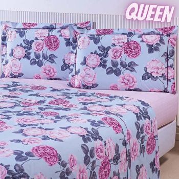 Jogo de Cama Queen Mon Amour Percal 180 Fios 4 Peças - Casa e Conforto