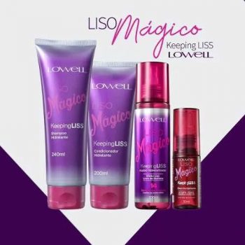 Kit Lowell Keeping Liss Liso Mágico Full (4 Produtos)
