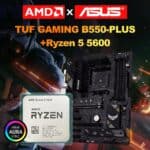 Kit Ryzen 5 5600 + Placa Mãe B550M Plus Asus TUF