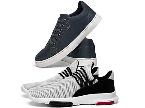 Kit Tênis Caminhada Esporte Sneakers + Sapatenis Skateboard Casual Leve Sapatofran