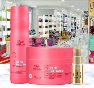 Kit Wella Pro Inv Brilliance Sh 250 + Masc 150 + Oil 30