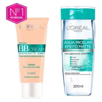 L'Oréal Paris Kit Skin Care - Água Micelar + BB Cream Claro