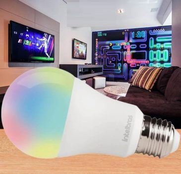 Lâmpada Intelbras EWS 409 Wi-Fi Smart LED RGB 9W - Bivolt