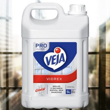Limpa Vidros Veja Vidrex Cristal PRO Line 5L, Veja
