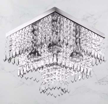 Lustre De Cristal Acrilico Sweetcrillic 30x30 Perfeito!!