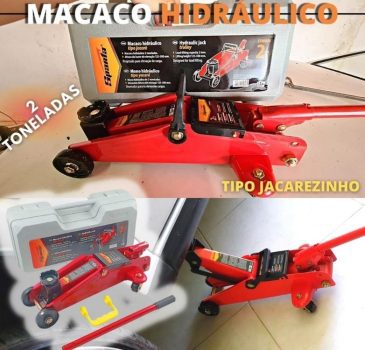 Macaco Hidráulico Tipo Jacaré De 2 Toneladas Com Elevação De 135-300 Mm Sparta