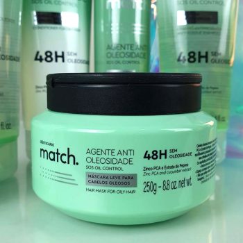 Máscara Capilar Leve Match Agente Antioleosidade 250g