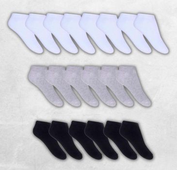Meia Masculina Kit 10 Pares Cano Soquete Sport Algodão