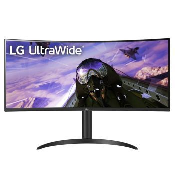 Monitor Gamer LG 34 LED Ultra Wide, 165 Hz, QHD, 1ms, HDMI/DisplayPort, 99% sRGB, FreeSync Premium, HDR 10, VESA, Preto - 34WP65C-B