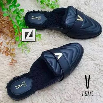 Mule Vizzano Matelassê Pelo