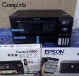 Multifuncional Epson Ecotank L4260 - Tanque de Tinta Colorida, Wi-Fi Direct, Frente e Verso Automático, Bivolt