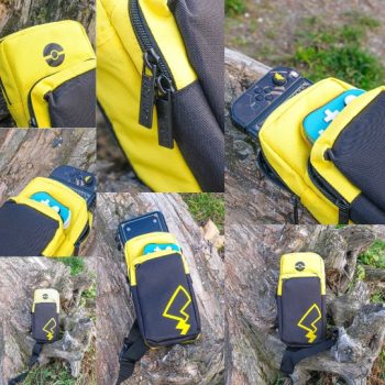 Nintendo Switch Adventure Pack (Pikachu Edition) Travel Bag by HORI - Officially Licensed by Nintendo & Pokemon