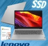 Notebook Lenovo Ideapad 3i Intel Celeron 4GB 128GB - SSD 15,6” Windows 11 + Microsoft 365 82BU0008BR