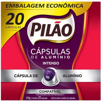 Pilão Cápsulas de Café Intenso - 20 Cápsulas